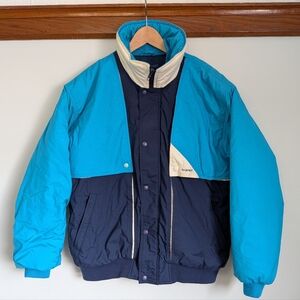 Retro 80s Marmot Ski Jacket Bomber Mens 44 (fits L) Vintage Snowboard Gorpcore